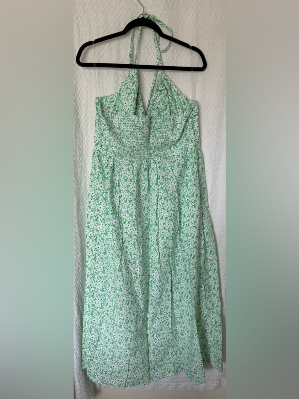 Universal Thread Green Floral Halter Maxi Dress XXL - Picture 3 of 5